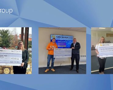Cable Services Group Sparks Hope With £80,000 UK-Wide Charity Donation